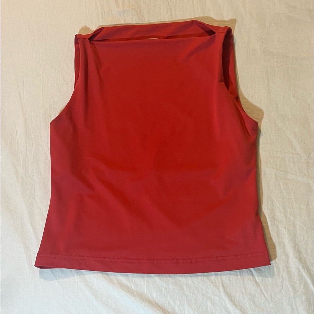 Red blouse